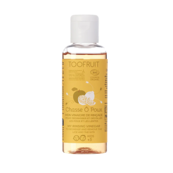 TOO FRUIT CHASSE O POUX  Aceto da risciacquo per pidocchi MELA-LIMONE 100 ml / 3.38 Fl.Oz